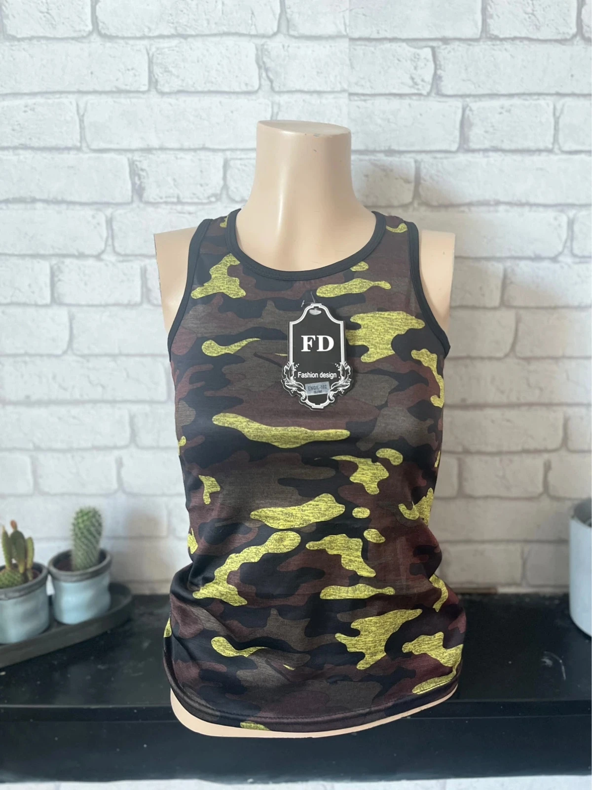 Débardeur camouflage – Taille 36/38 – Marque FB